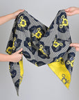 Black Floral Jacquard Fabric 95201