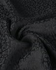 Black Jacquard Fabric 11133