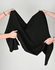 Black Stretchy Knit Fabric 11135