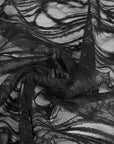Black Lace Fabric 3594