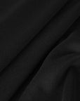 Black Melton Coating Fabric 10667