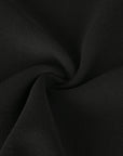 Black Melton Coating Fabric 1596