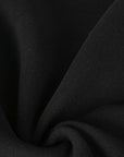 Black Melton Coating Fabric 1596