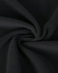 Black Melton Coating Fabric 95429