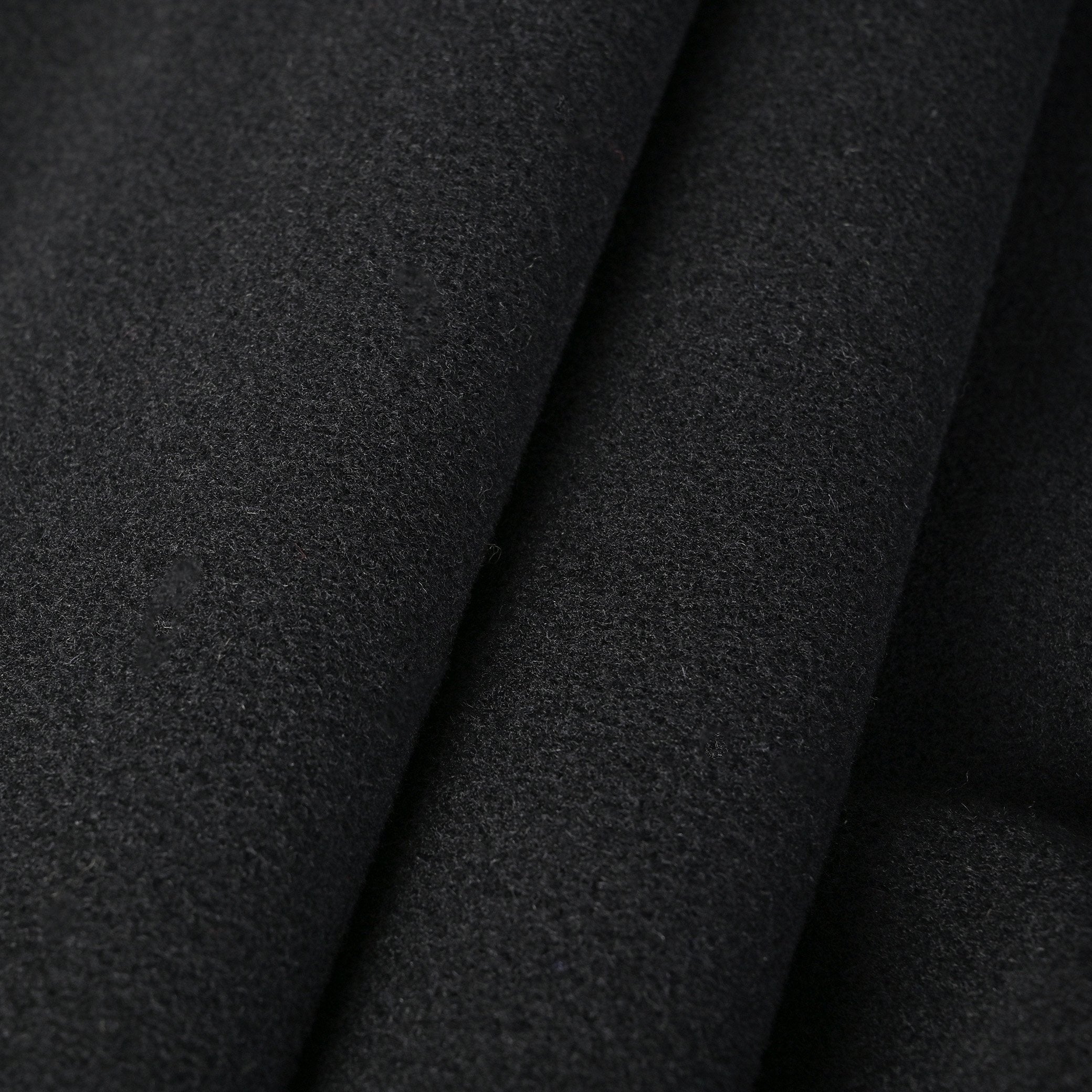Black Melton Coating Fabric 95429