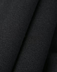 Black Melton Coating Fabric 95429