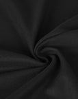Black Melton Fabric 12034