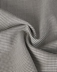 Black Pied de Poule Suiting Fabric 3787