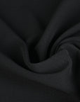 Black Polka Dot Crepe Fabric 95194
