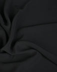 Black Polka Dot Crepe Fabric 95194