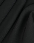 Black Polka Dot Crepe Fabric 95194