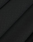 Black Polka Dot Crepe Fabric 95194