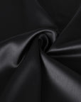 Black Satin Fabric 11110