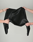 Black Satin Fabric 4509