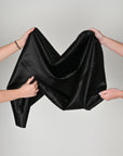 Black Satin Fabric 4517