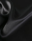 Black Satin Fabric 4519