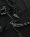Black Satin Fabric 98786