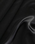 Black Satin Fabric 98786