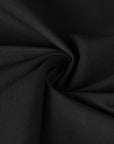 Black Stretchy Cotton Fabric 2238