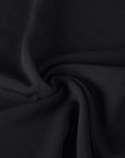 Black Stretchy Suiting Fabric 12042