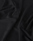 Black Stretchy Suiting Fabric 12042