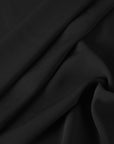 Black Stretchy Suiting Fabric 12042