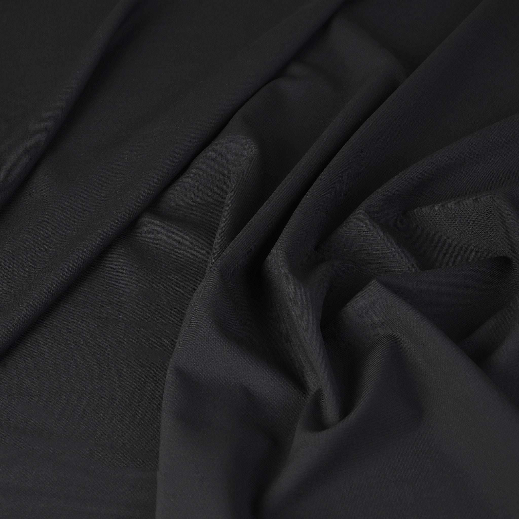 Black Stretchy Suiting Fabric 2233