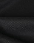 Black Stretchy Twill Fabric 11136