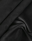 Black Suede Fabric 4954