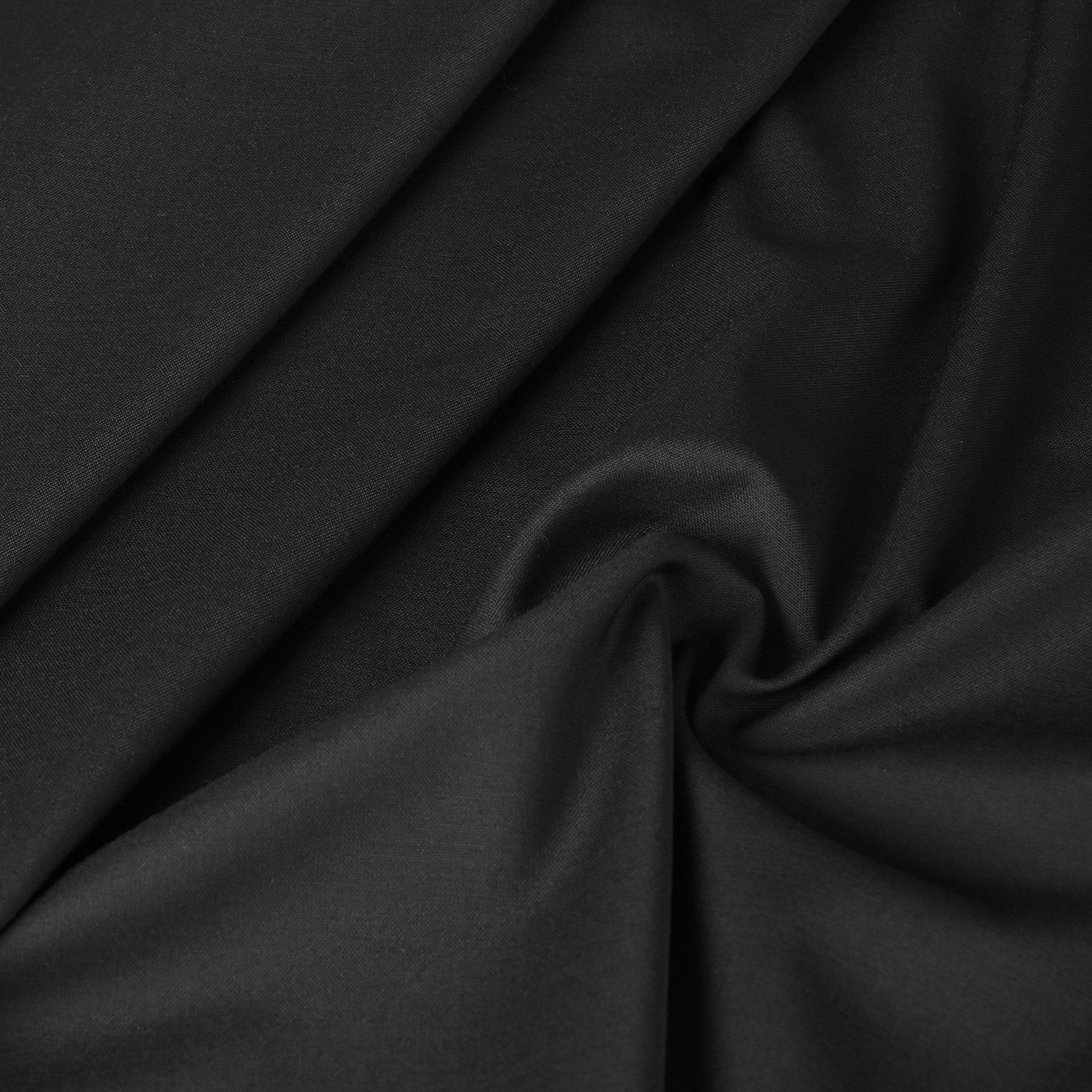 Black Suiting Fabric 11118