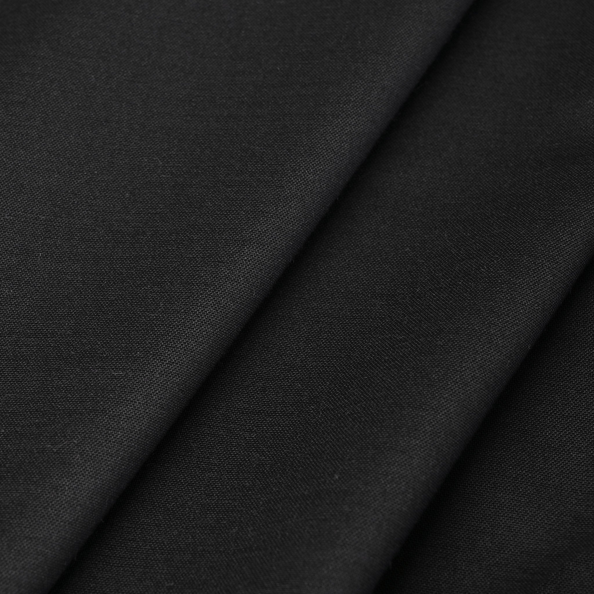 Black Suiting Fabric 11118
