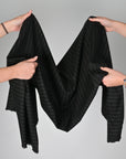 Black Suiting Flannel Fabric 93632