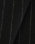 Black Suiting Flannel Fabric 93632