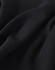 Black Textured Coating Fabric 12036