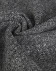 Black Tweed Woollen Fabric 97571