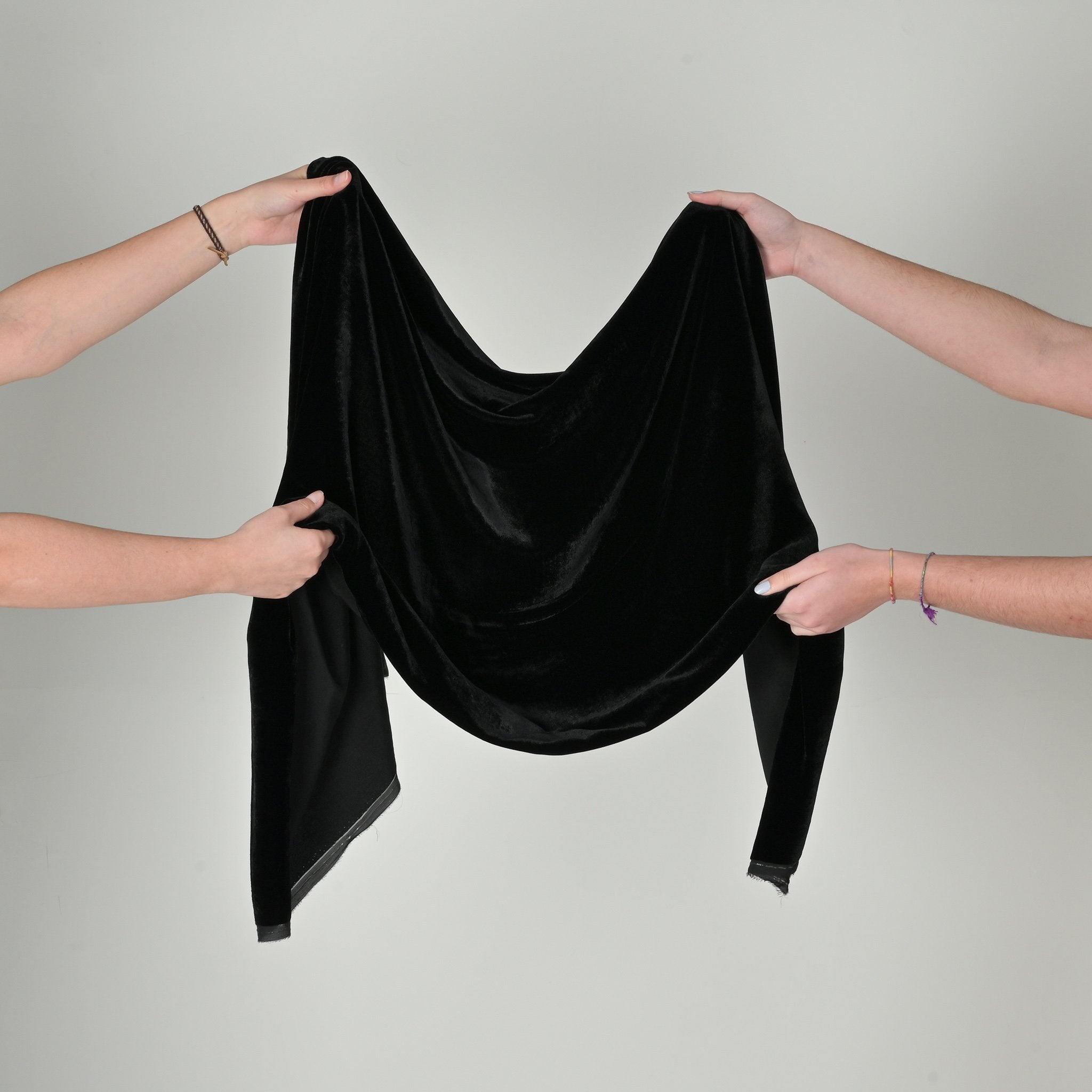 Black Velvet Fabric 4210