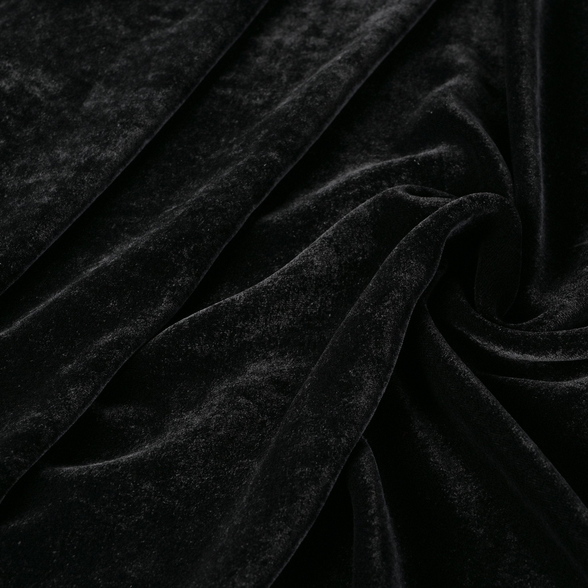 Black Velvet Fabric 4210