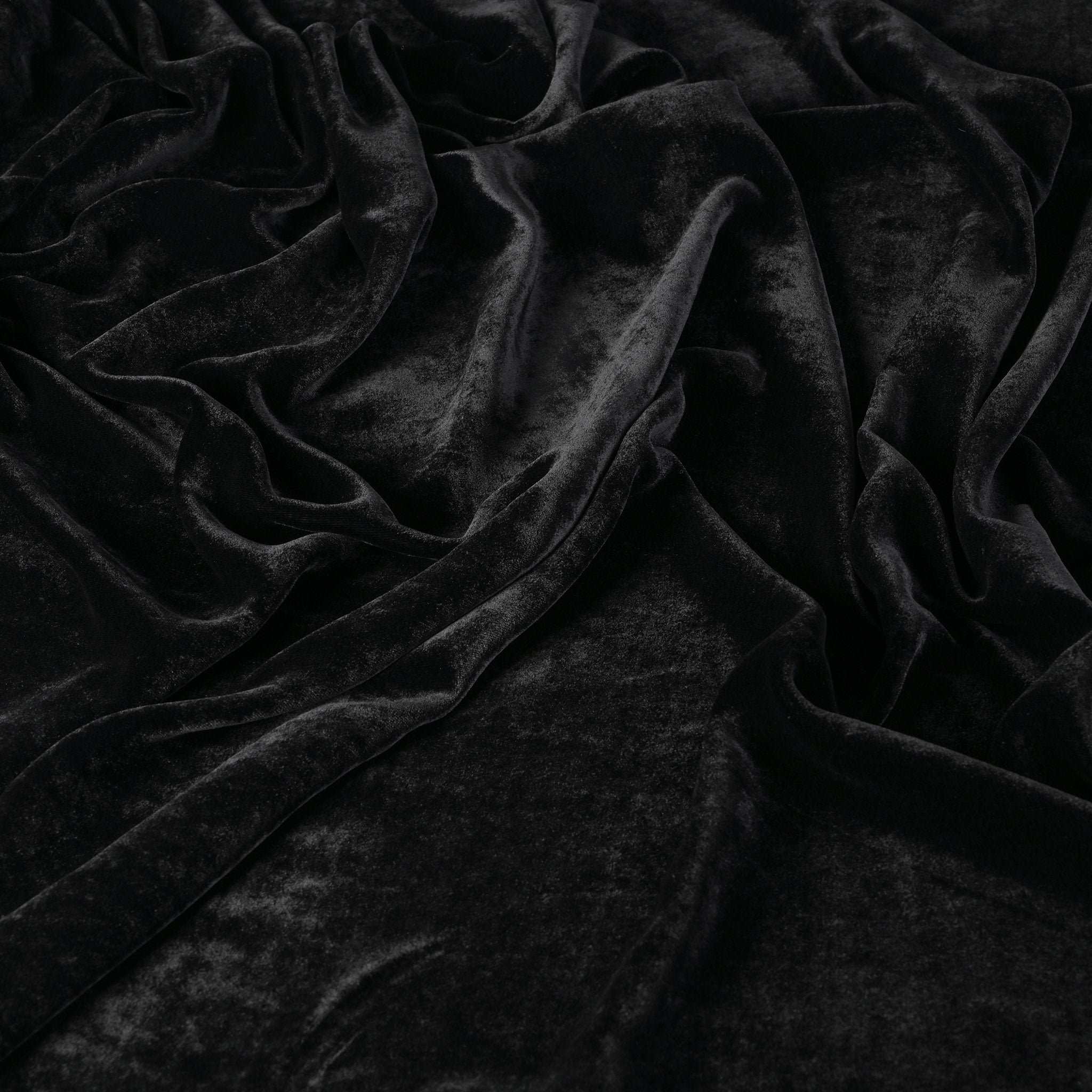 Black Velvet Fabric 4210