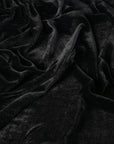 Black Velvet Fabric 4210