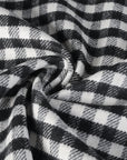 Black & White Vichy Coating Fabric 9495