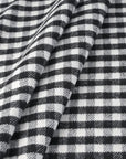 Black & White Vichy Coating Fabric 9495