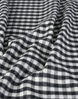 Black & White Vichy Coating Fabric 9495