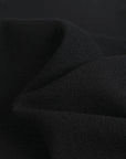 Black Wool Crepe Fabric 96262