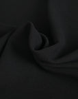 Black Wool Crepe Fabric 96262