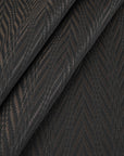 Black and Brown Jacquard Fabric 95341