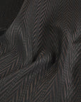 Black and Brown Jacquard Fabric 95341