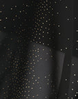 Black and Gold Chiffon Fabric 95210