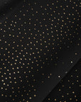 Black and Gold Chiffon Fabric 95210