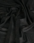 Black and Gold Chiffon Fabric 95210