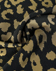 Black and Gold Jacquard Fabric 4514